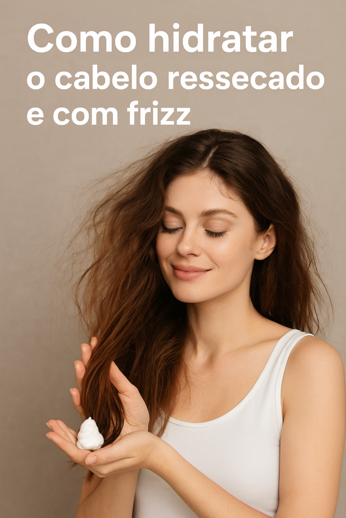 Titulo como hidratar o cabelo ressecado e com frizz